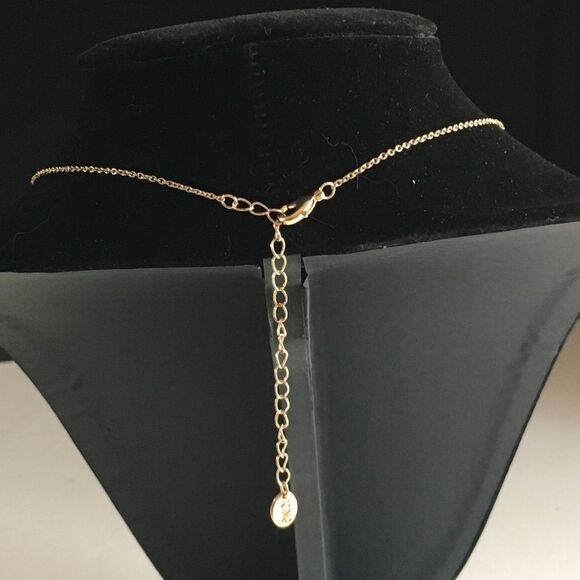 Bundle Sale 3 for $15 | "Icing" Gold Tone Necklace Triangle Pendant - Picture 7 of 9